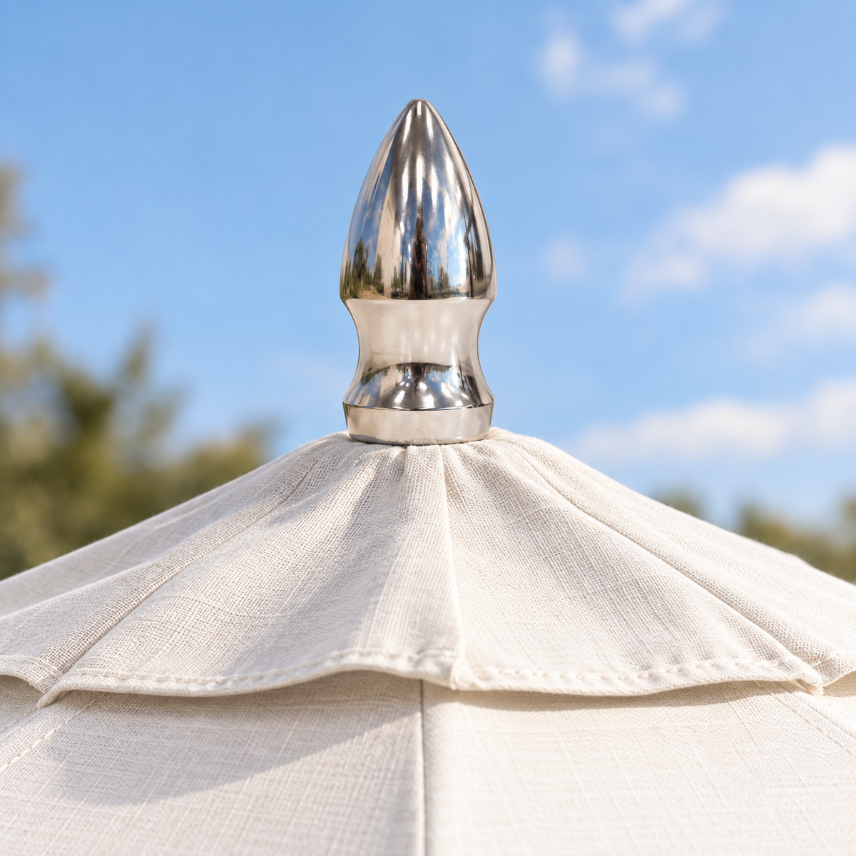 Vertex Stainless Steel Umbrella Finial - Upgrade