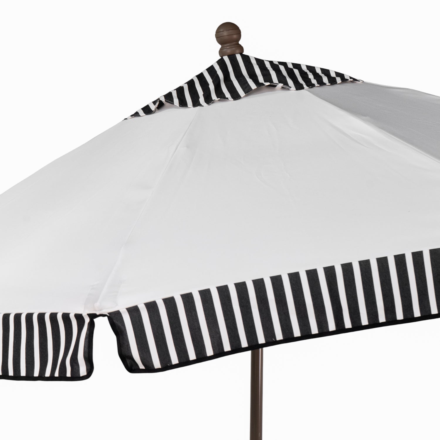 9' Octagon Auto Tilt Market Umbrella w/ Valance - Canvas Natural