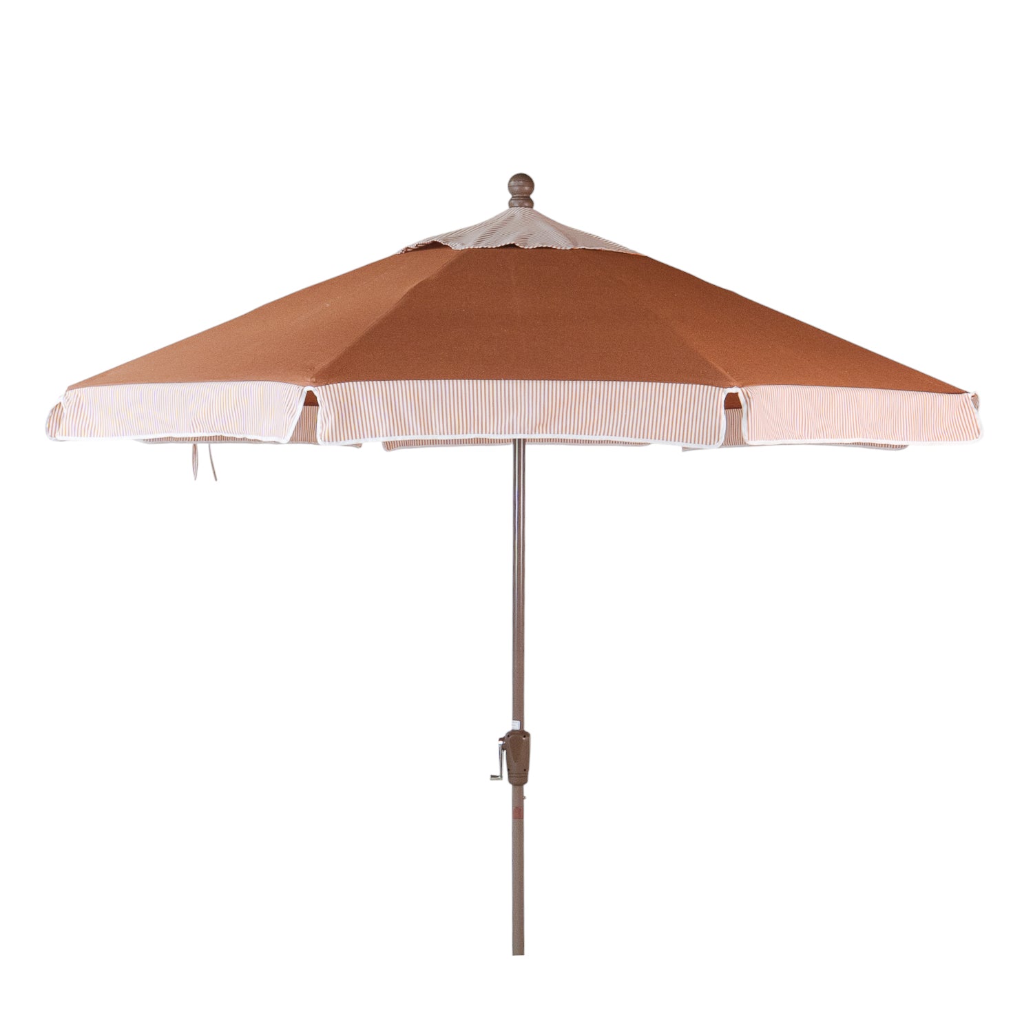 9' Octagon Auto Tilt Market Umbrella w/ Valance - Cast Desert