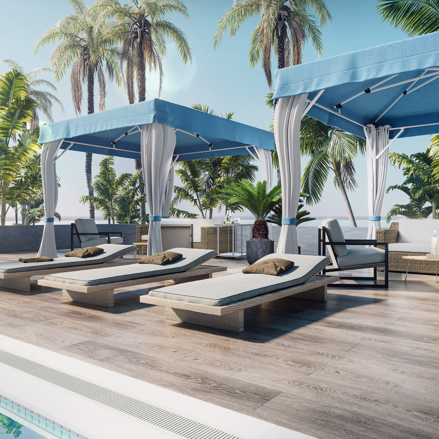 Marella 10' Square Cabana