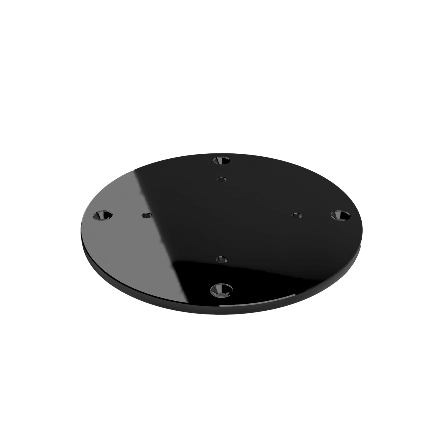 Designer Cantilever Umbrella Deck Mount Plate - Onyx