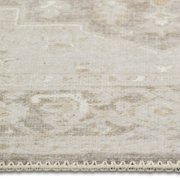 Aura Beige/Gold Washable Rug