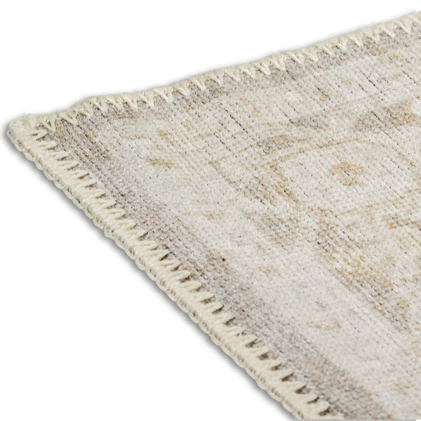 Aura Beige/Gold Washable Rug