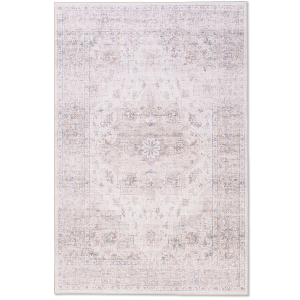 Distressed Provence Multi/Blue/Brown Washable Rug