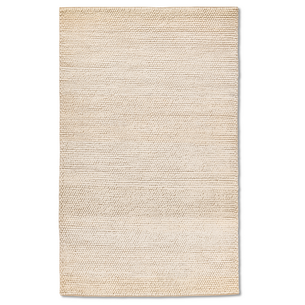 Cobblestone Ivory Wool Rug