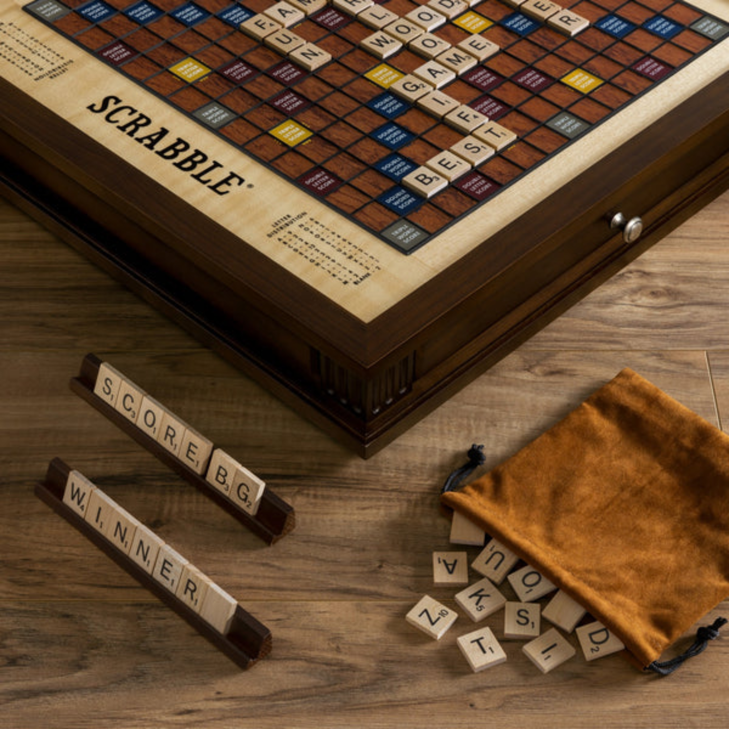 Scrabble Heirloom Rotating Board Game