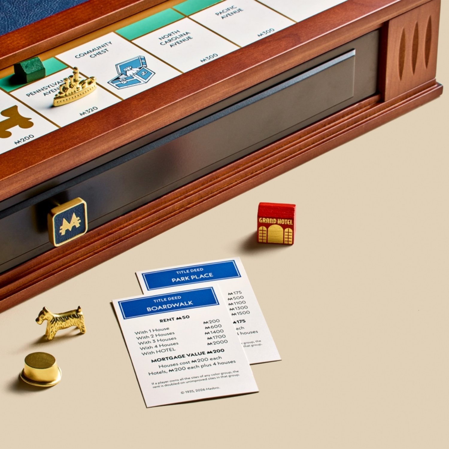 Monopoly Legacy Wood Cabinet Board Game