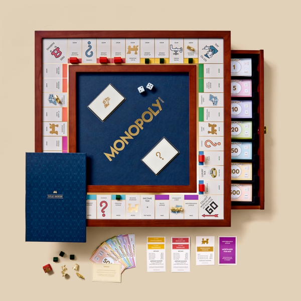 Monopoly Legacy Wood Cabinet Board Game