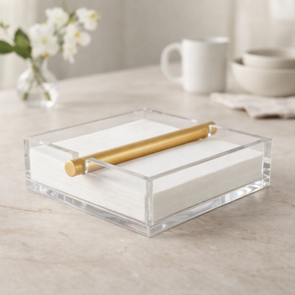 Napkin Holder- Gold