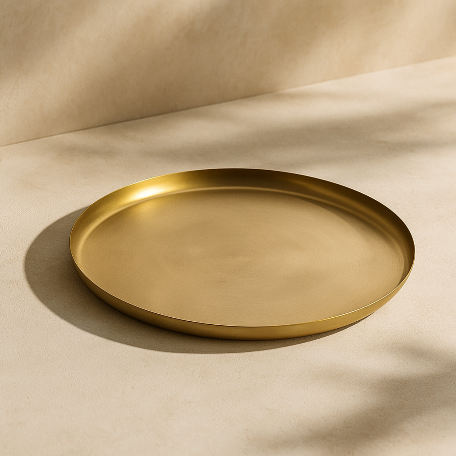 Century Brass Round Tray