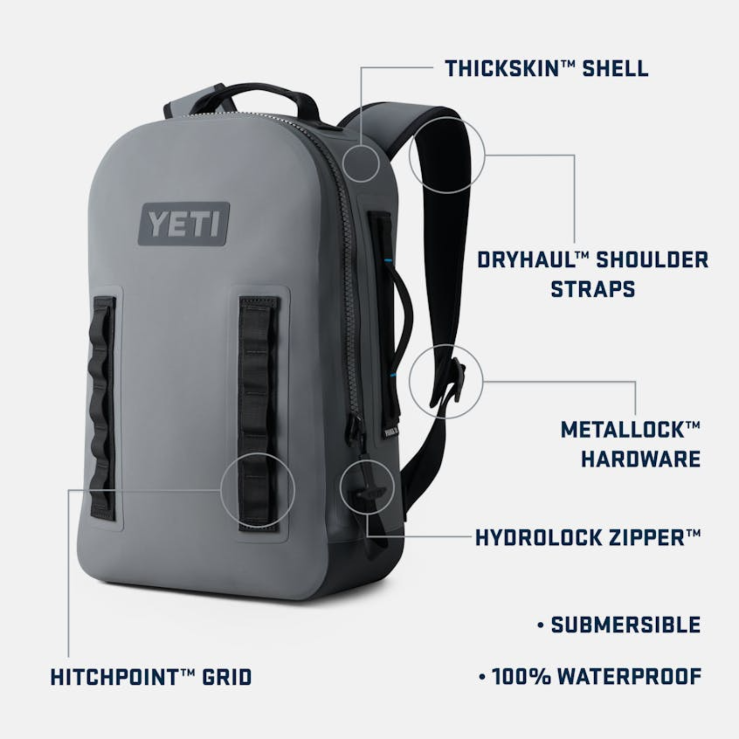 Yeti Panga 28L Submersible Backpack - Black