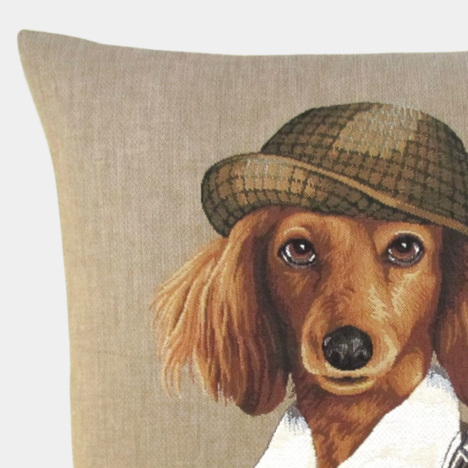Woven Golf Country Club Cocker Spaniel Toss Pillow