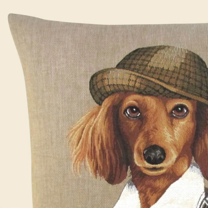 Woven Golf Country Club Cocker Spaniel Toss Pillow