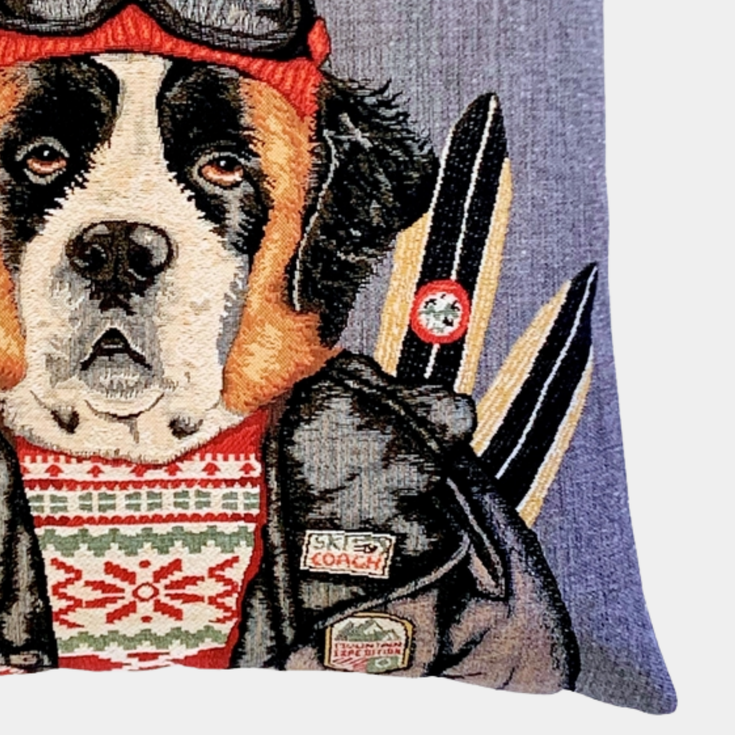 Woven Après Ski Bernese Toss Pillow