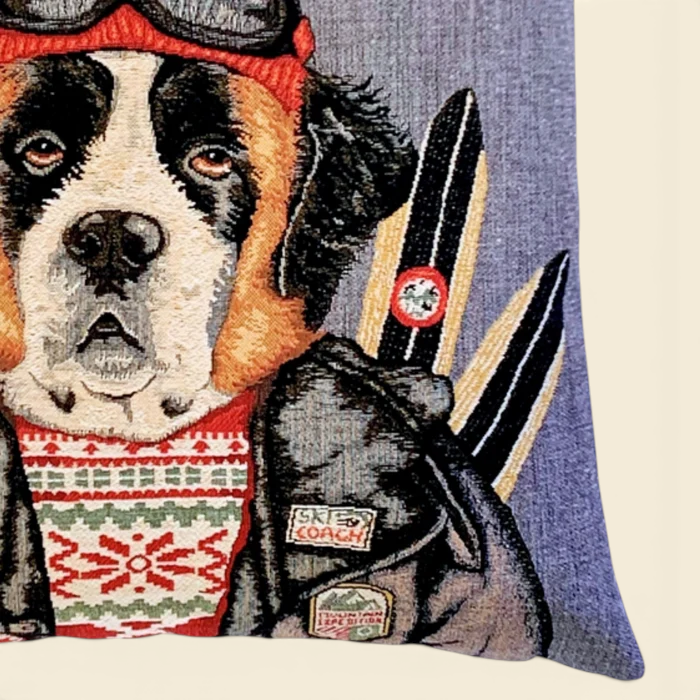 Woven Après Ski Bernese Toss Pillow