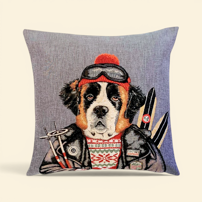 Woven Après Ski Bernese Toss Pillow