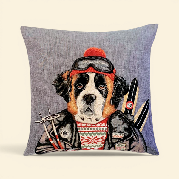 Woven Après Ski Bernese Toss Pillow