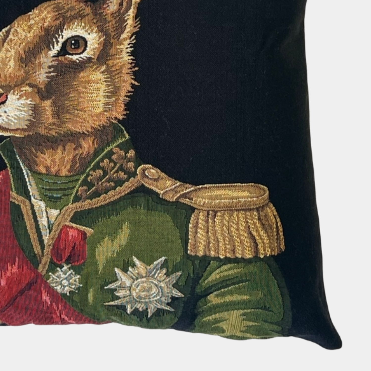Woven Noble Hare Toss Pillow