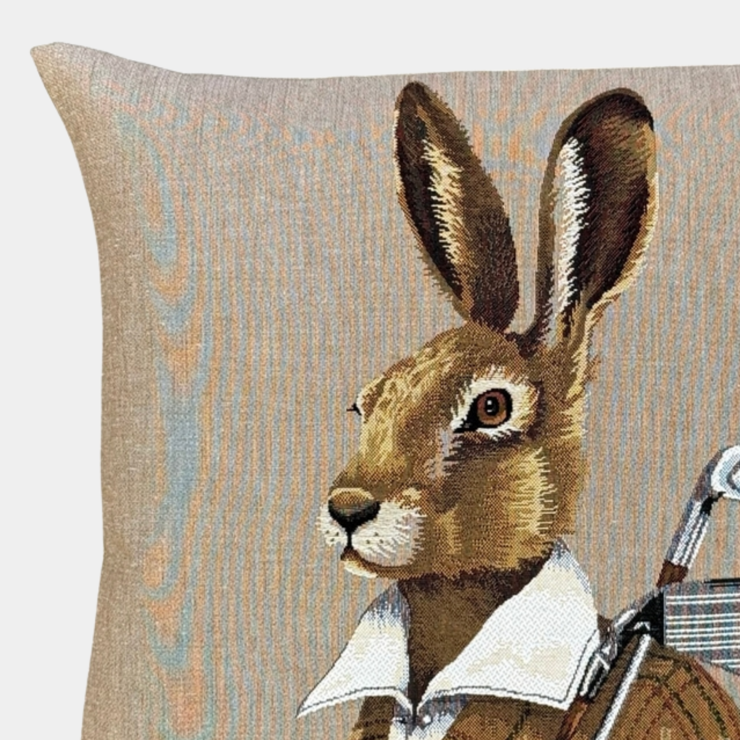 Woven Golf Country Club Hare Toss Pillow