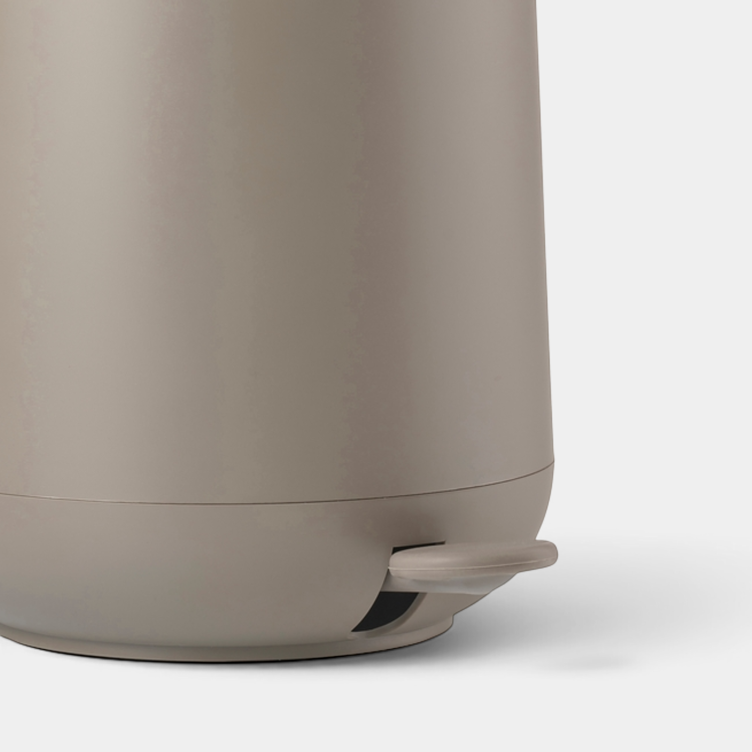 Oresund Soft-Touch Pedal Wastebasket - Taupe