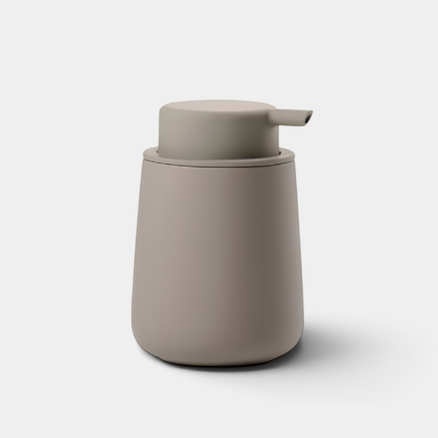 Oresund Soft-Touch Stoneware Soap Dispenser - Taupe