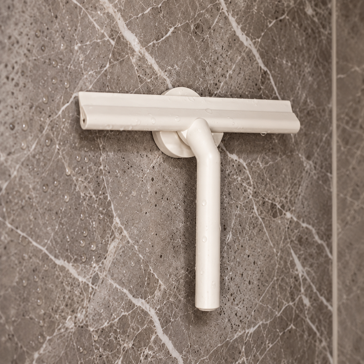 Orn White Silicone Shower Wiper
