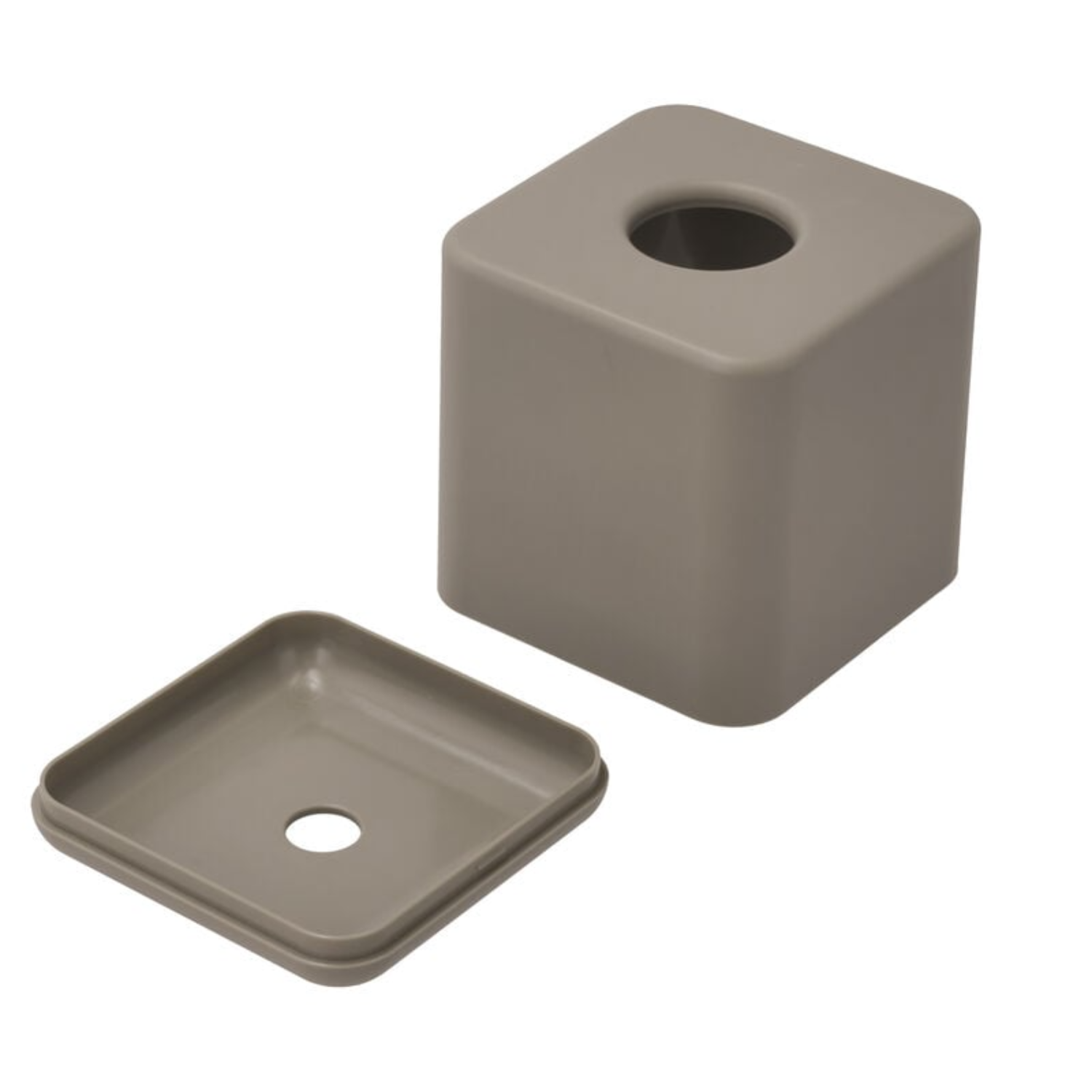 Ribe Square Tissue Box - Taupe