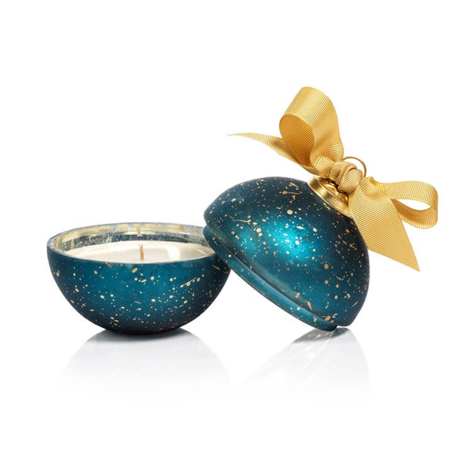 Ornament Glass Blue Ornament 2.79OZ Candle | Prosecco Bellini