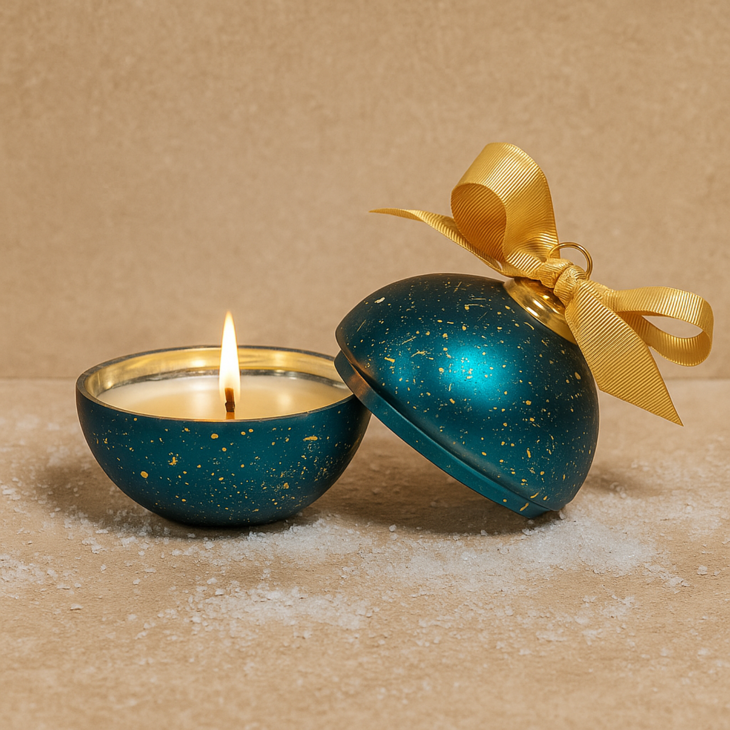 Ornament Glass Blue Ornament 2.79OZ Candle | Prosecco Bellini