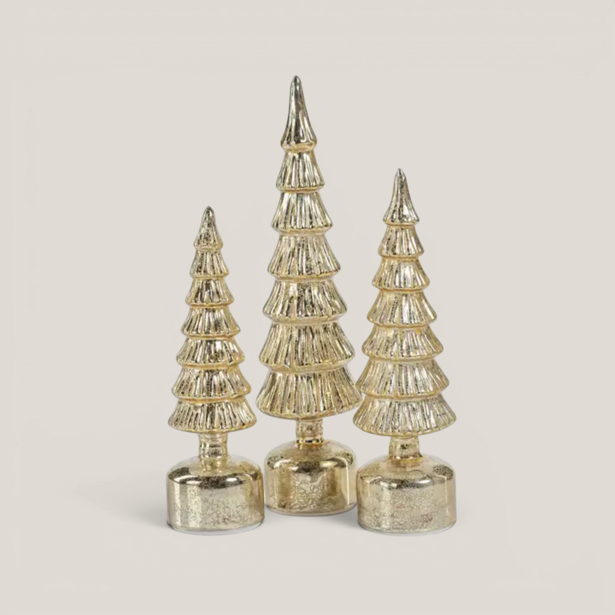 Golden Spark Antique Gold Holiday Tree