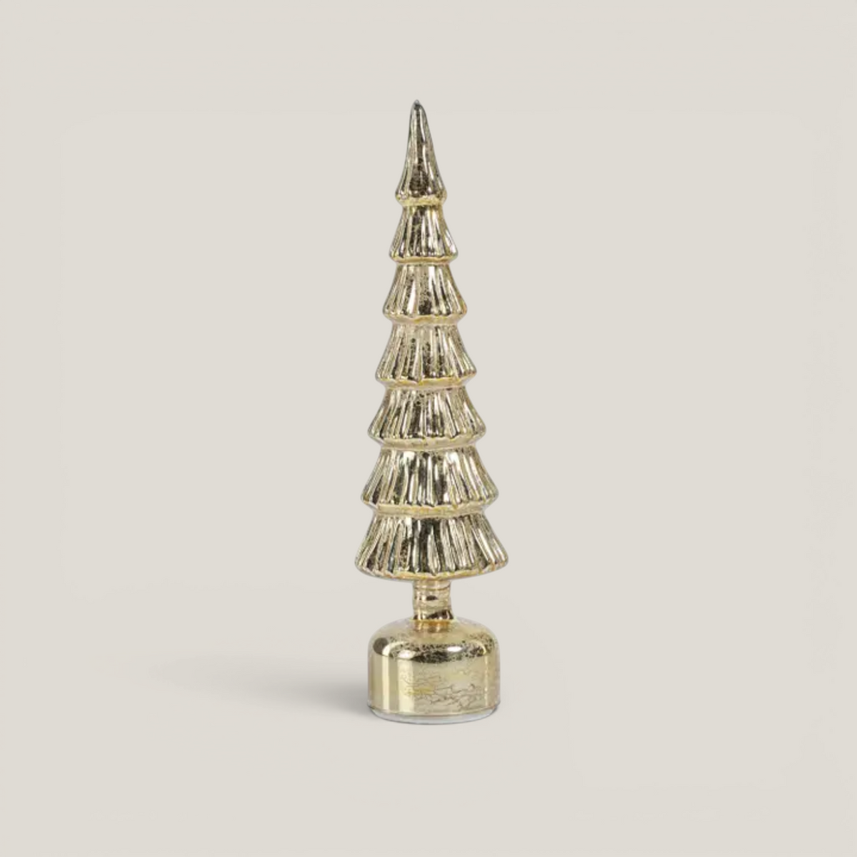 Golden Spark Antique Gold Holiday Tree