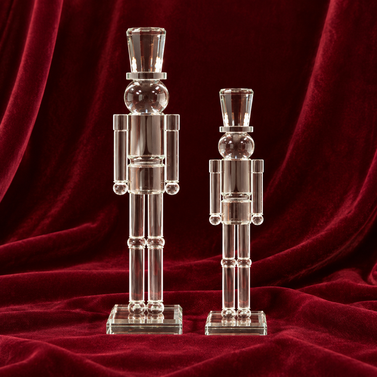 Noel Glass Nutcracker