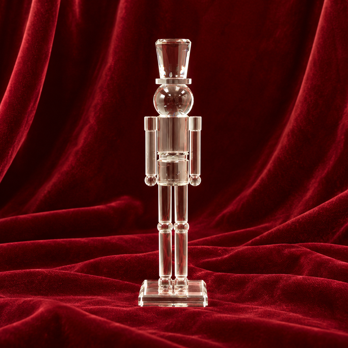 Noel Glass Nutcracker