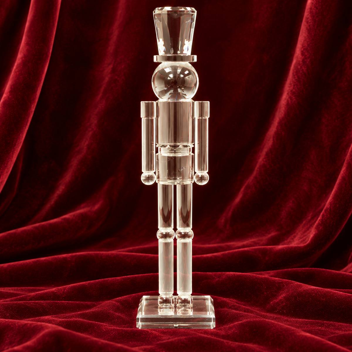 Noel Glass Nutcracker