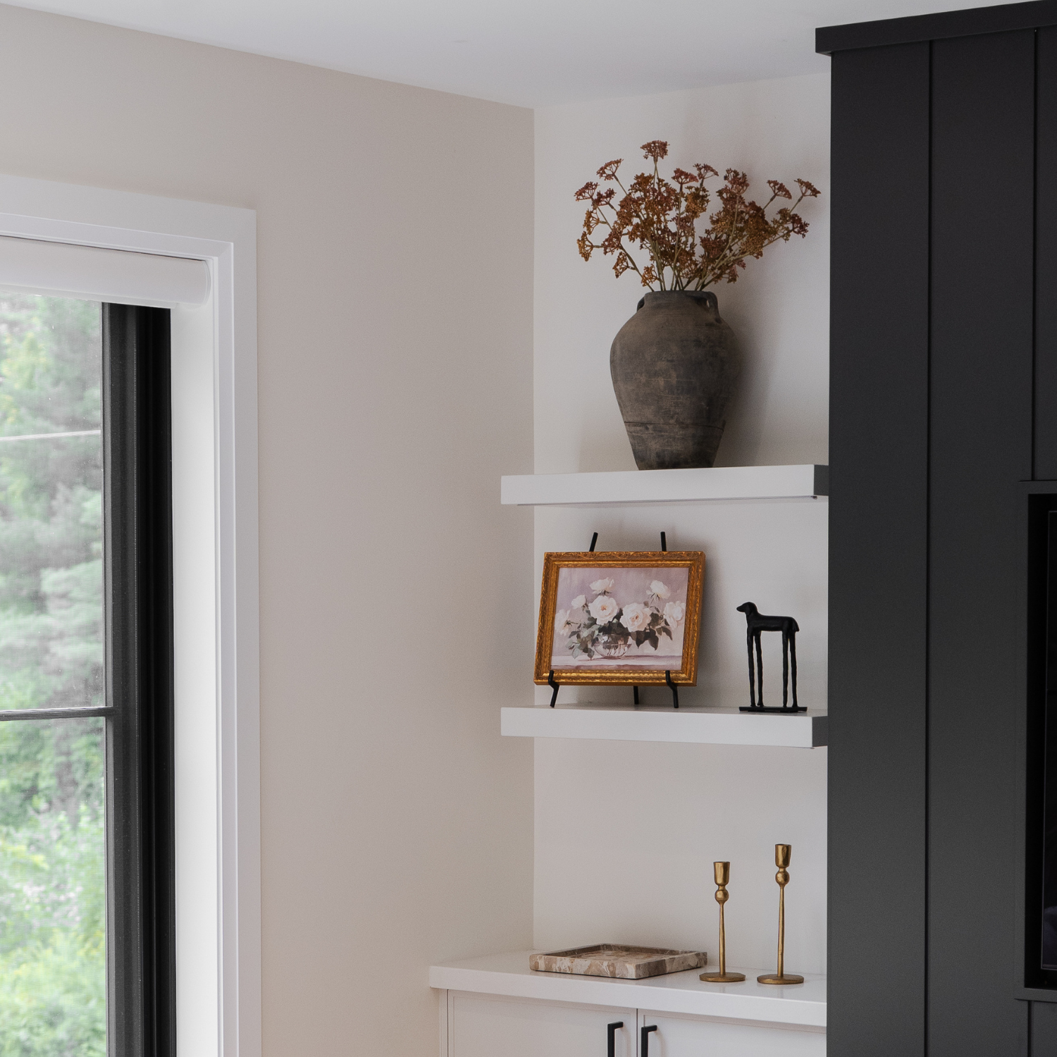 Ridged Muted Gray Vintage Crock