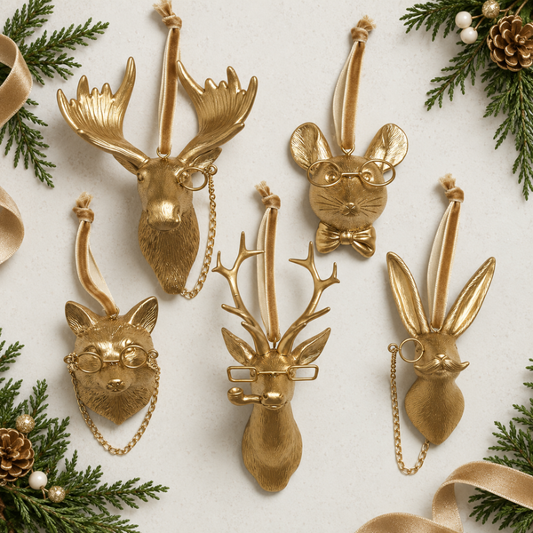 Wild About Woodland Holiday Ornaments (Set of 5)