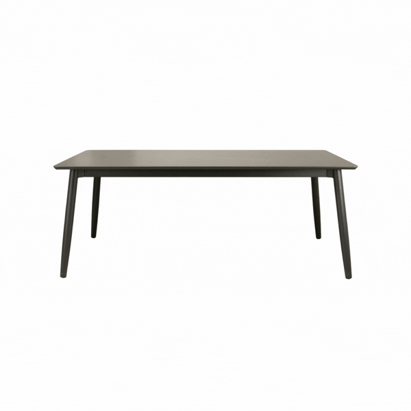 Alta Charcoal Ceramic Extension Dining Table