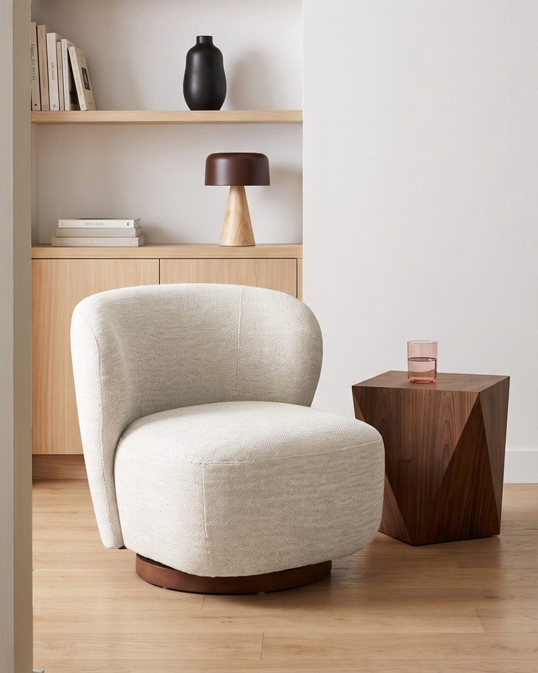 Hygge Swivel Lounge Chair - Jasper Sand