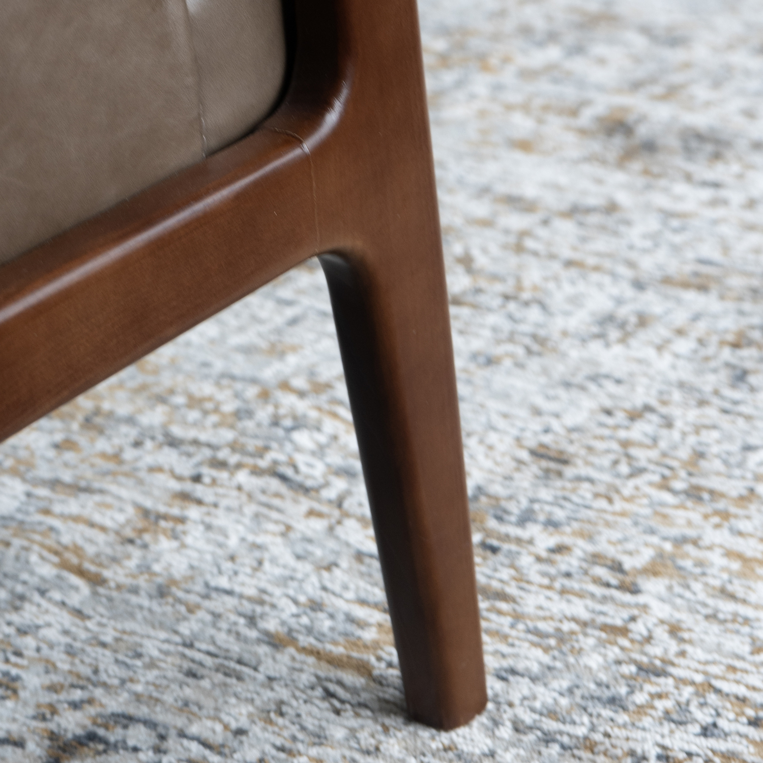 Islington Lounge Chair - Concord Pewter Leather