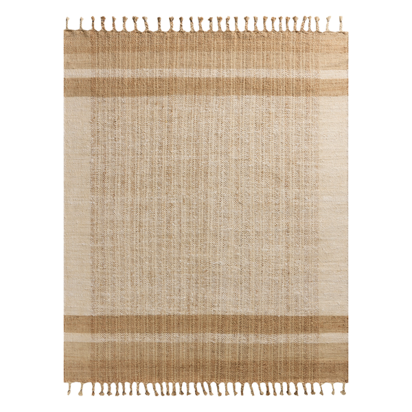 Magnolia Home by Joanna Gaines x Loloi Louie Ivory / Natural Jute Rug
