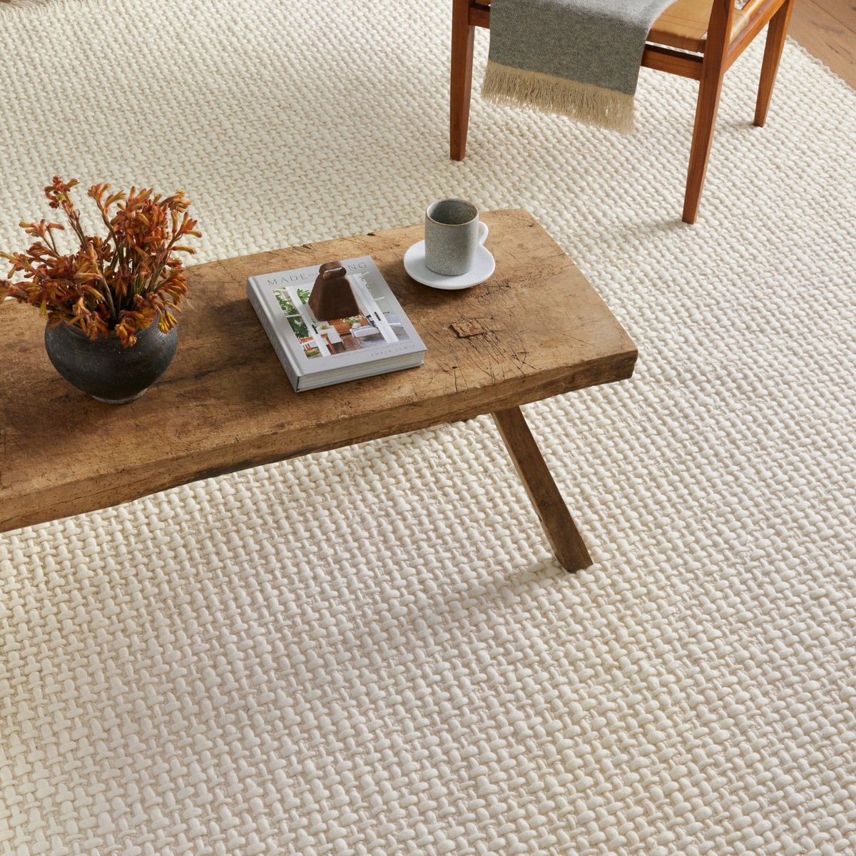 Amber Lewis x Loloi Yellowstone Ivory Wool Rug