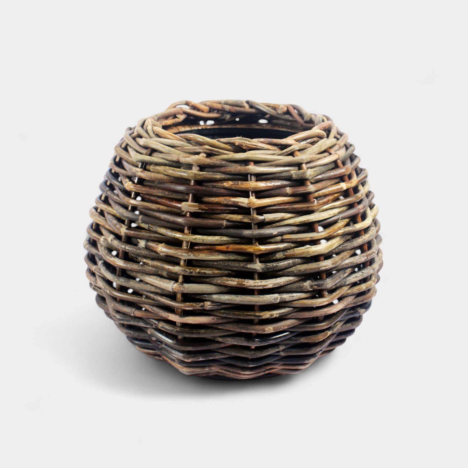 Kenora Rattan Brown Plant Baskets