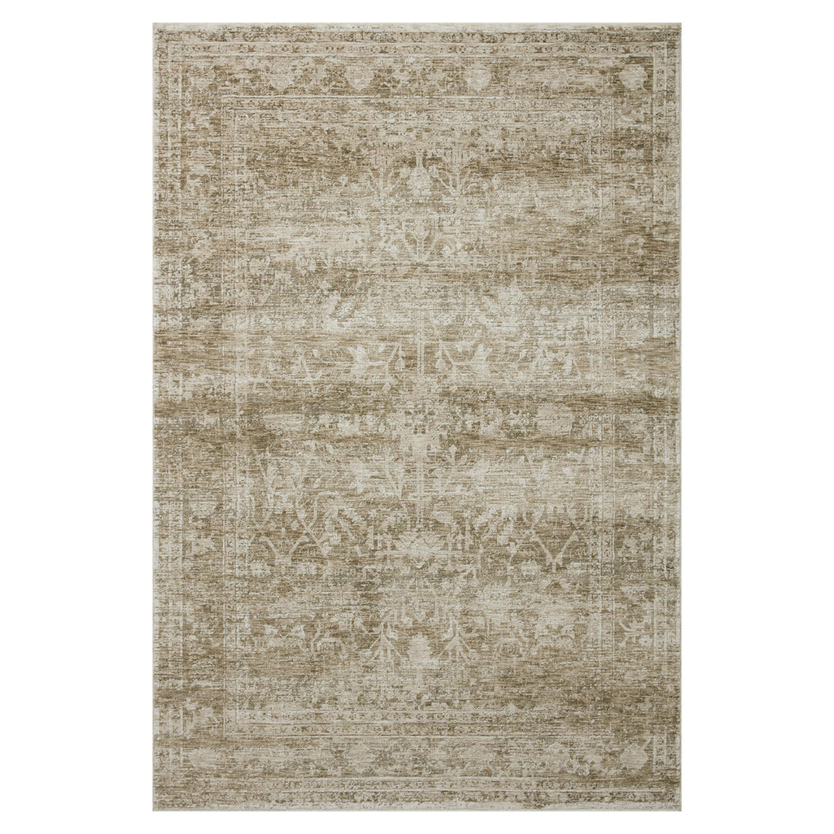 Amber Lewis x Loloi Honora Khaki/ Beige Rug