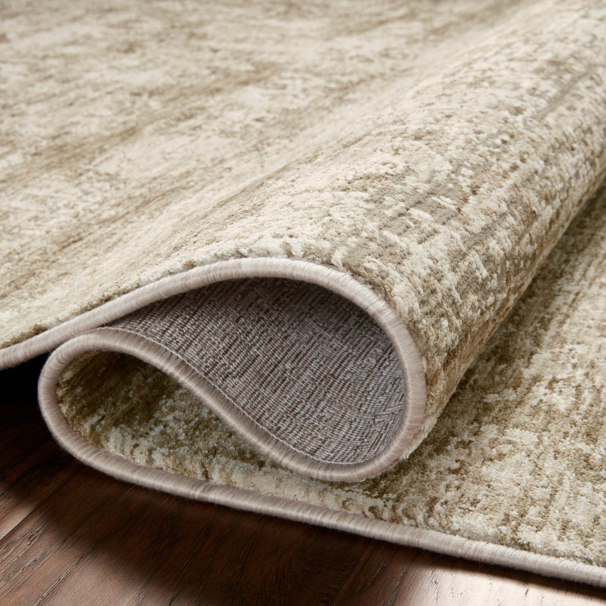 Amber Lewis x Loloi Honora Khaki/ Beige Rug