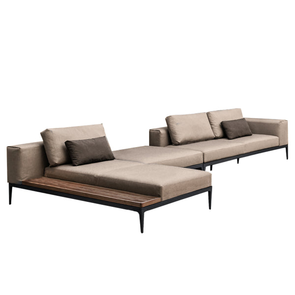 Gloster Grid 3-Piece Sectional