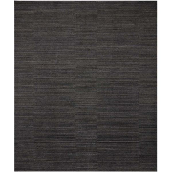 Amber Lewis x Loloi Lou Charcoal Viscose/Wool Rug