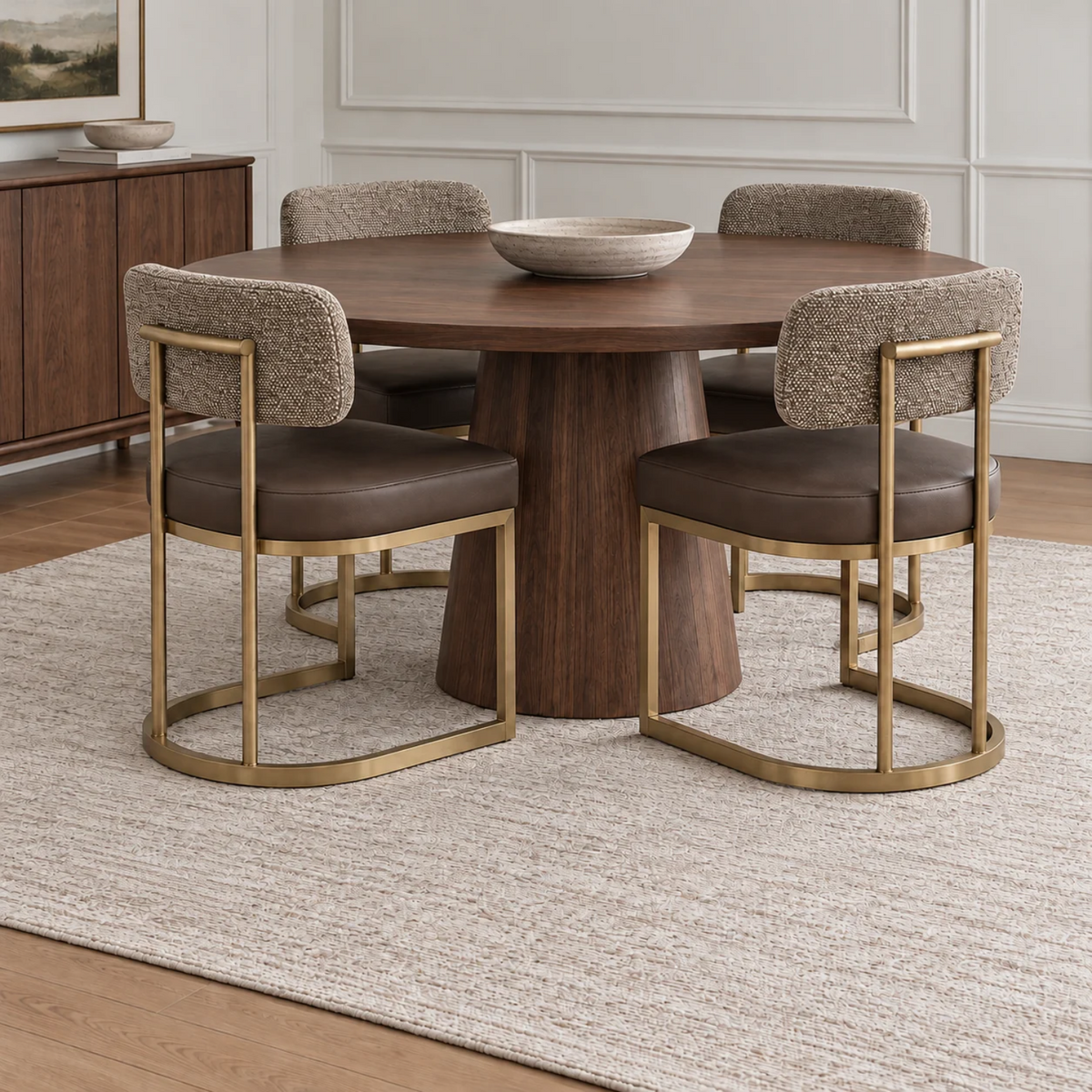 Larissa Dining Chair - Eglinton Espresso/ Gellar Earth