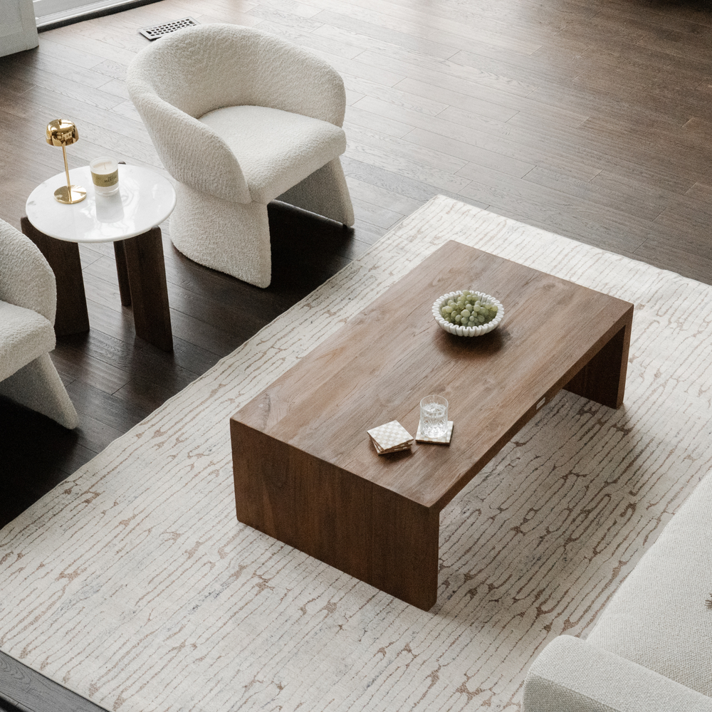 Ledge Linear Teak Coffee Table