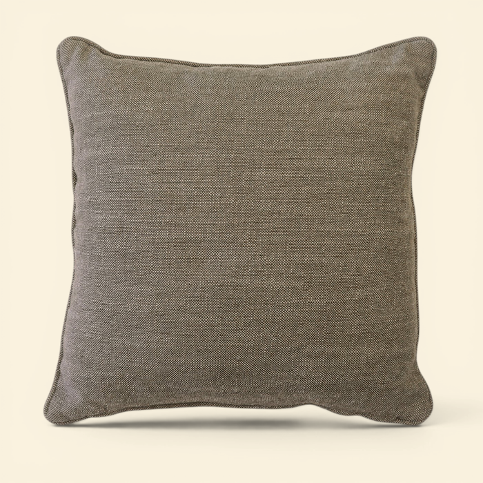 Linen Brown Toss Cushion