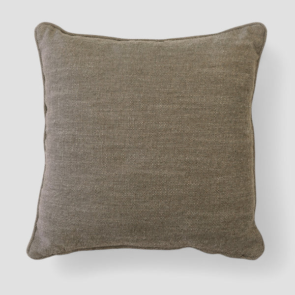 Linen Brown Toss Cushion